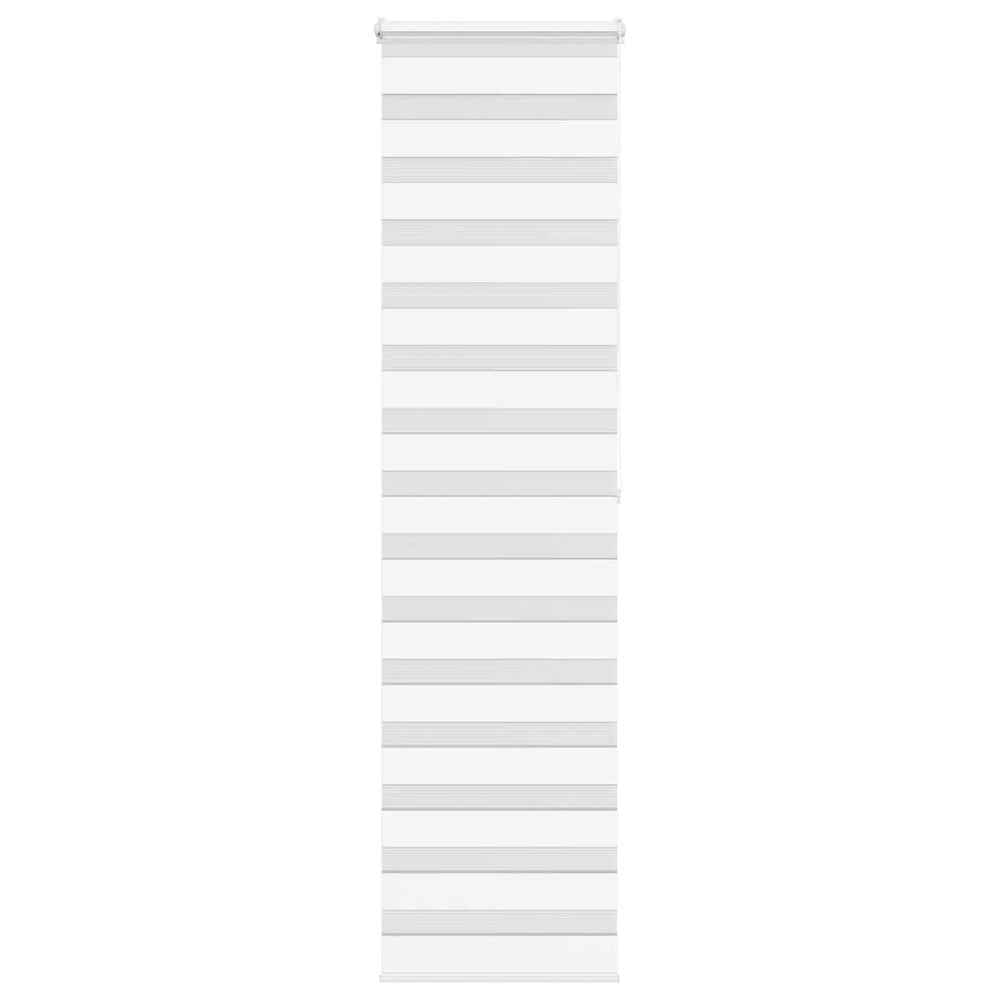 vidaXL Day and Night Blind White 65x200 cm Fabric width 60.9 cm Polyester