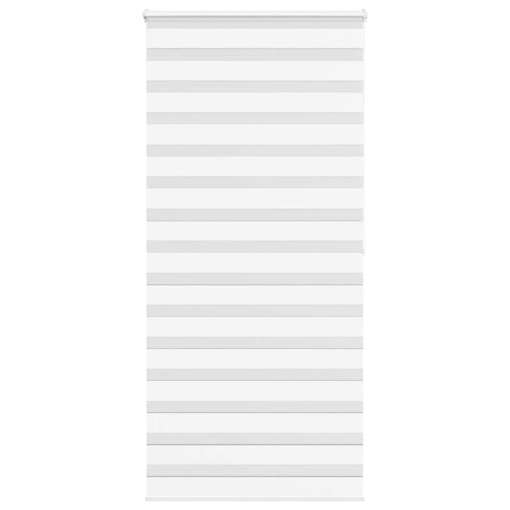 vidaXL Double Roller Blind White 115x200 cm Fabric width 110.9 cm Polyester