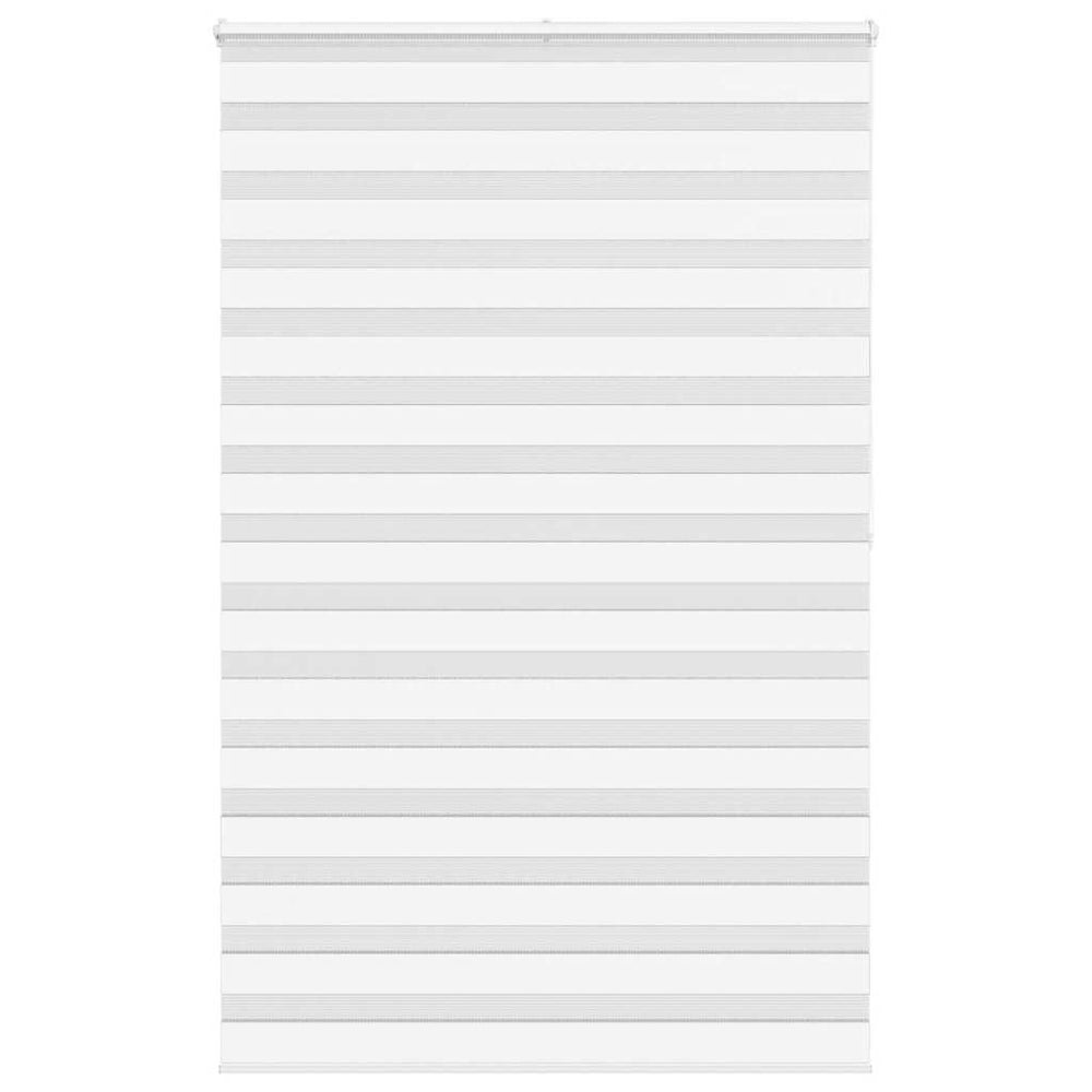 vidaXL Double Roller Blind White 150x200 cm Fabric Width 145.9 cm Polyester