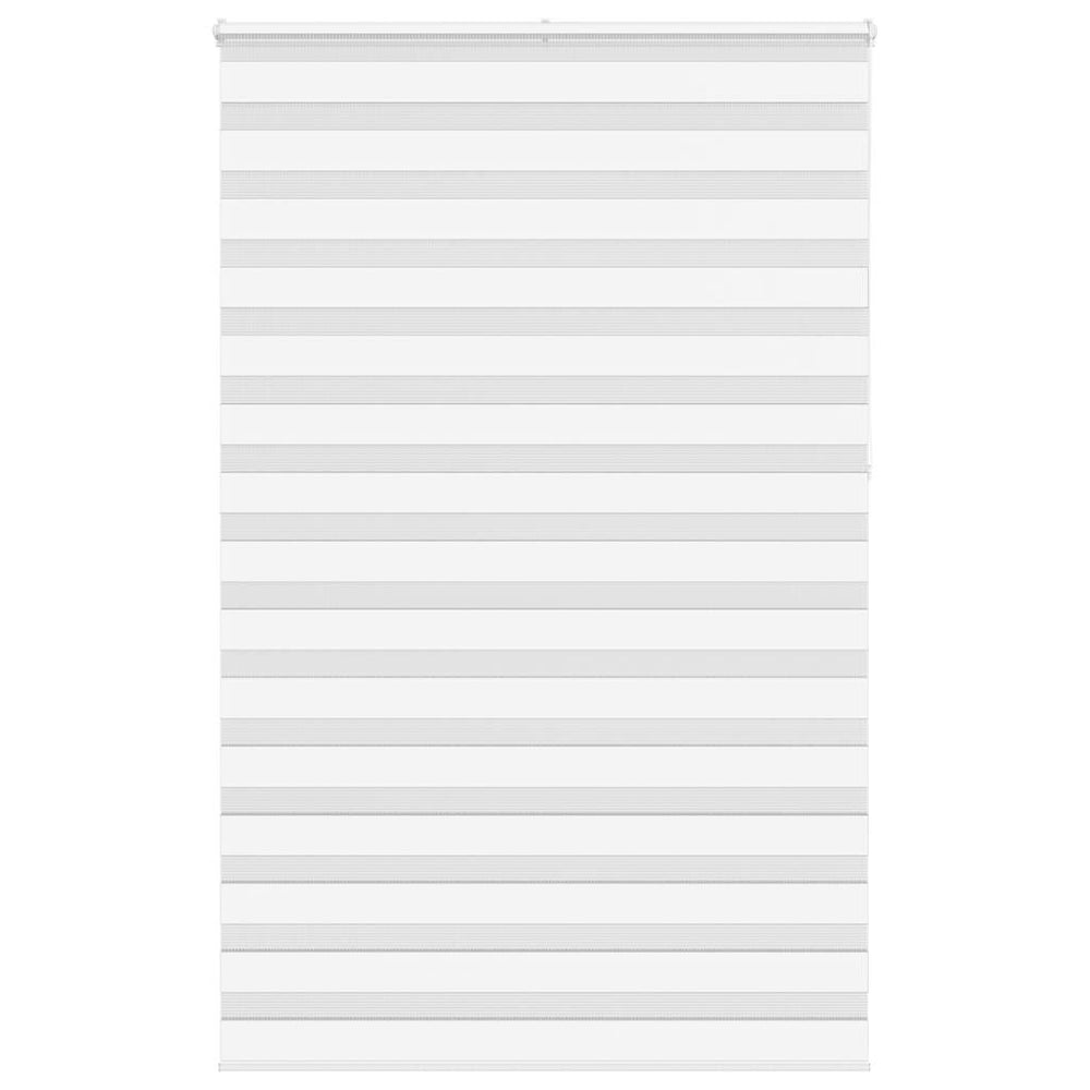 vidaXL Day and Night Roller Blind White 140x230 cm Fabric Width 135.9 cm Polyester
