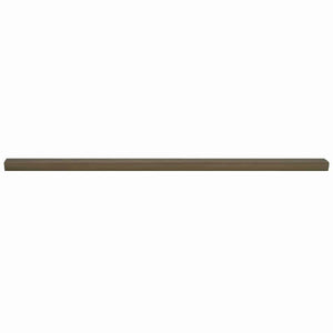 vidaXL Stair Nosing Strips 10 pcs Brown 67 x 3.5 x 3 cm Aluminium