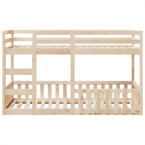 vidaXL Bunk Bed 90x200 cm Solid Pine Wood