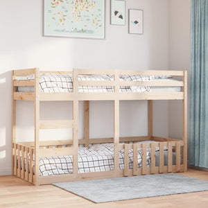 vidaXL Bunk Bed 90x190 cm Solid Pine Wood