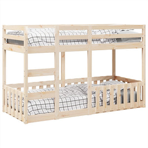 vidaXL Bunk Bed 90x190 cm Solid Pine Wood