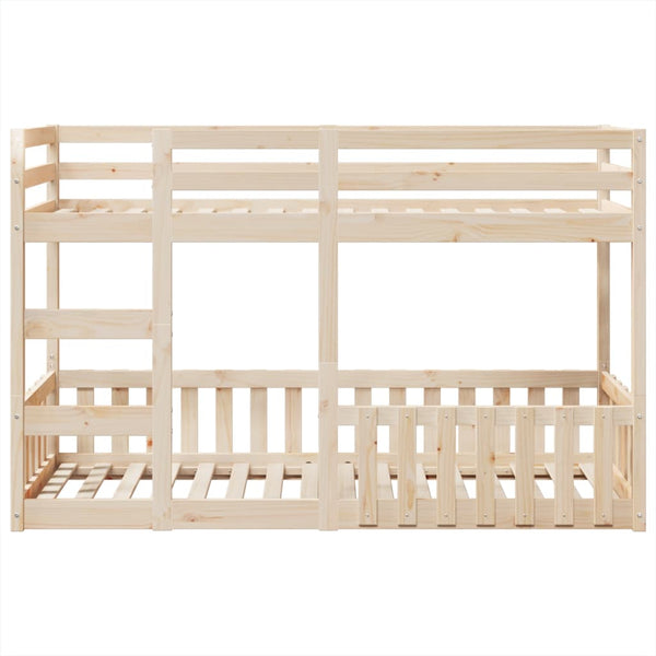 vidaXL Bunk Bed 90x190 cm Solid Pine Wood