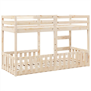 vidaXL Bunk Bed 90x190 cm Solid Pine Wood