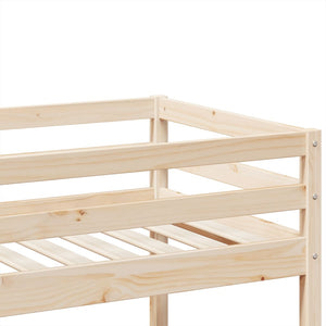 vidaXL Bunk Bed 90x190 cm Solid Pine Wood