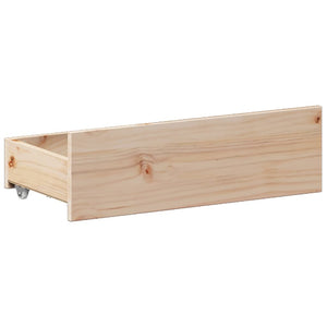 vidaXL Solid Wood Bed Frame without Mattress with Headboard 160x200 cm Pine
