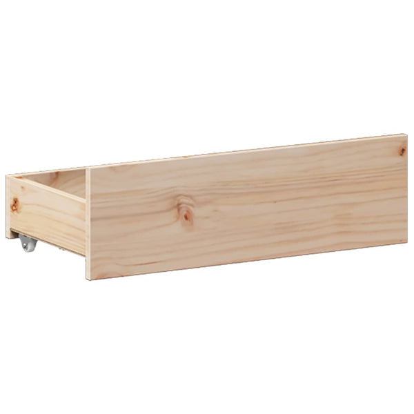 vidaXL Solid Wood Bed Frame without Mattress with Headboard 160x200 cm Pine