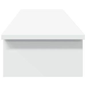 vidaXL Monitor Stand White 100x27x15 cm Engineered Wood