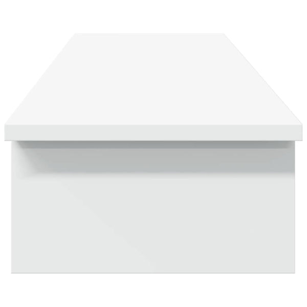 vidaXL Monitor Stand White 100x27x15 cm Engineered Wood