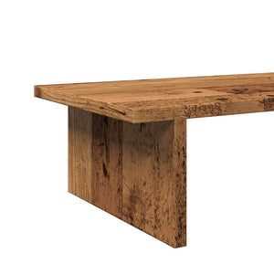 vidaXL Monitor Stand Reclaimed Wood Look 100x27x15 cm Engineered Wood