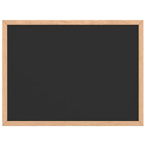 vidaXL Chalkboard with Solid Pine Wood Frame Black 40x30 cm