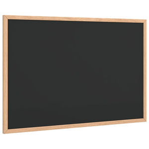 vidaXL Chalkboard with Solid Pine Wood Frame Black 60 x 40 cm