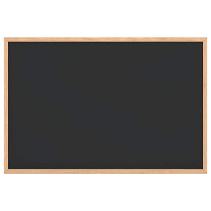 vidaXL Chalkboard with Solid Pine Wood Frame Black 60 x 40 cm