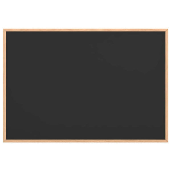 vidaXL Chalkboard with Solid Pine Wood Frame Black 80 x 55 cm