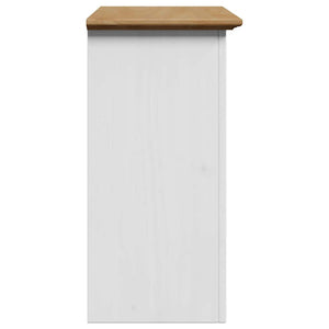 vidaXL Wall Cabinet BODO White and Brown 44x30x60 cm