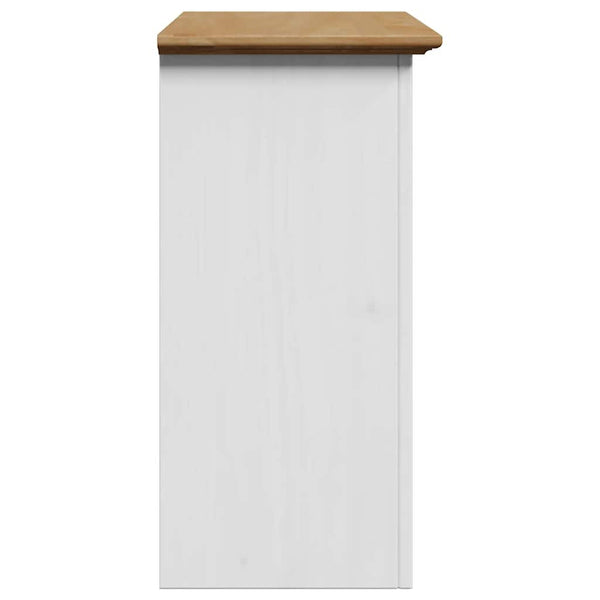 vidaXL Wall Cabinet BODO White and Brown 44x30x60 cm