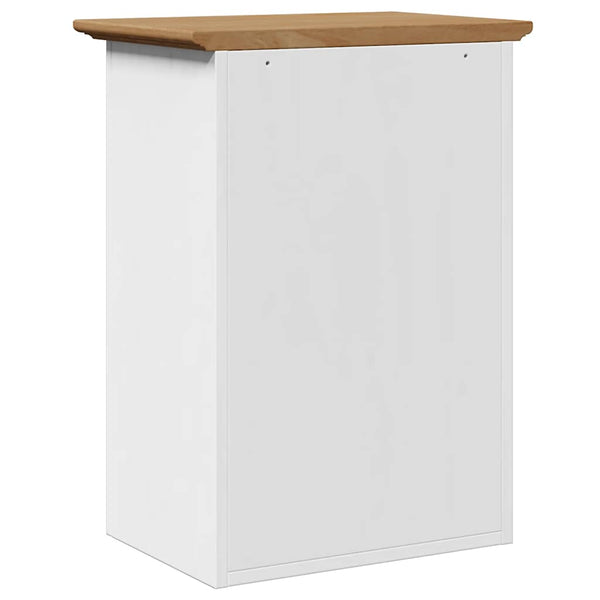 vidaXL Wall Cabinet BODO White and Brown 44x30x60 cm