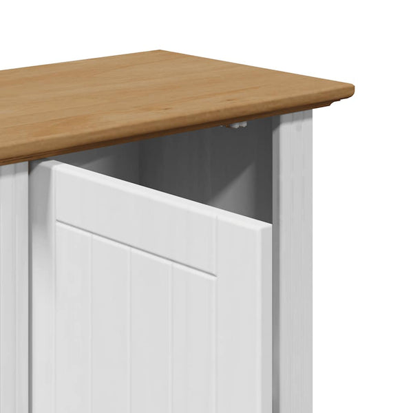 vidaXL Wall Cabinet BODO White and Brown 44x30x60 cm