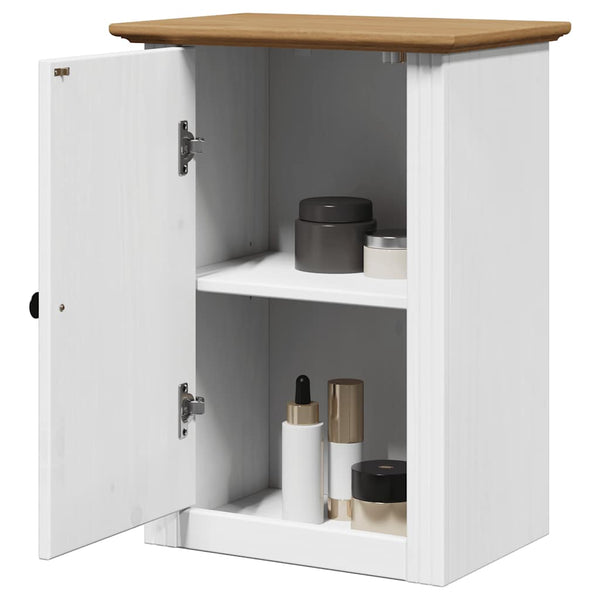 vidaXL Wall Cabinet BODO White and Brown 44x30x60 cm