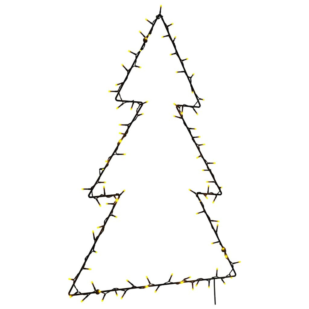 vidaXL Christmas Lighting Christmas Tree Silhouette 115 LEDs
