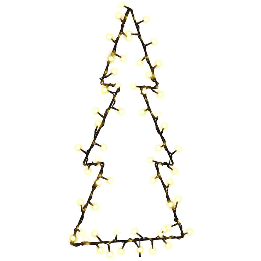 Weihnachtsbaum Silhouette mit 80 LEDs