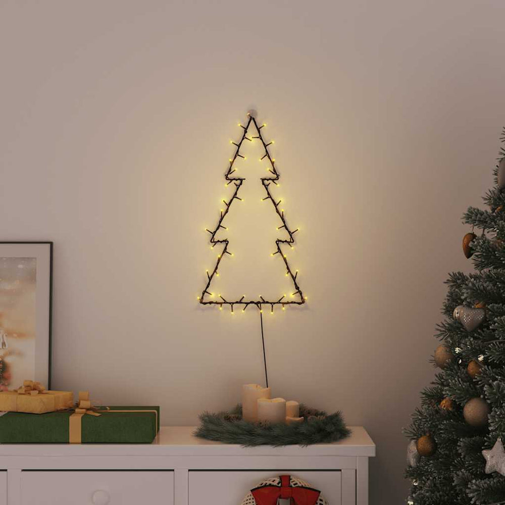 Weihnachtsbaum Silhouette mit 80 LEDs