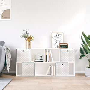 vidaXL Foldable Storage Boxes 4 pcs Cream 32x32x32 cm Non-woven