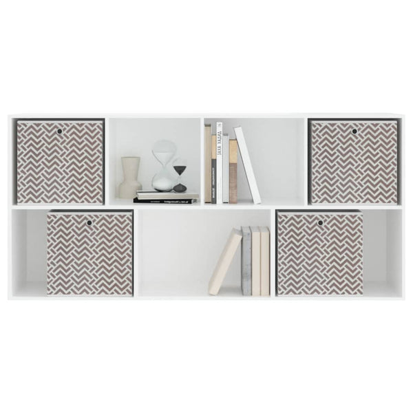 vidaXL Foldable Storage Boxes 4 pcs Brown 32x32x32 cm Non-woven