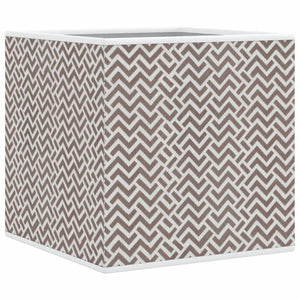 vidaXL Foldable Storage Boxes 4 pcs Brown 32x32x32 cm Non-woven