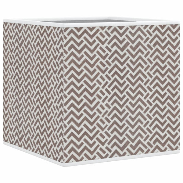 vidaXL Foldable Storage Boxes 4 pcs Brown 32x32x32 cm Non-woven