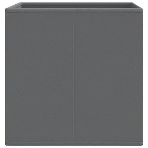 vidaXL Foldable Storage Boxes 10 pcs. Grey 32x32x32 cm Non-woven