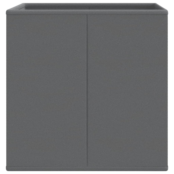 vidaXL Foldable Storage Boxes 10 pcs. Grey 32x32x32 cm Non-woven