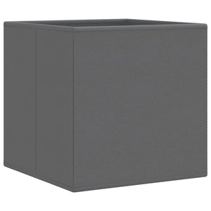 vidaXL Foldable Storage Boxes 10 pcs. Grey 32x32x32 cm Non-woven