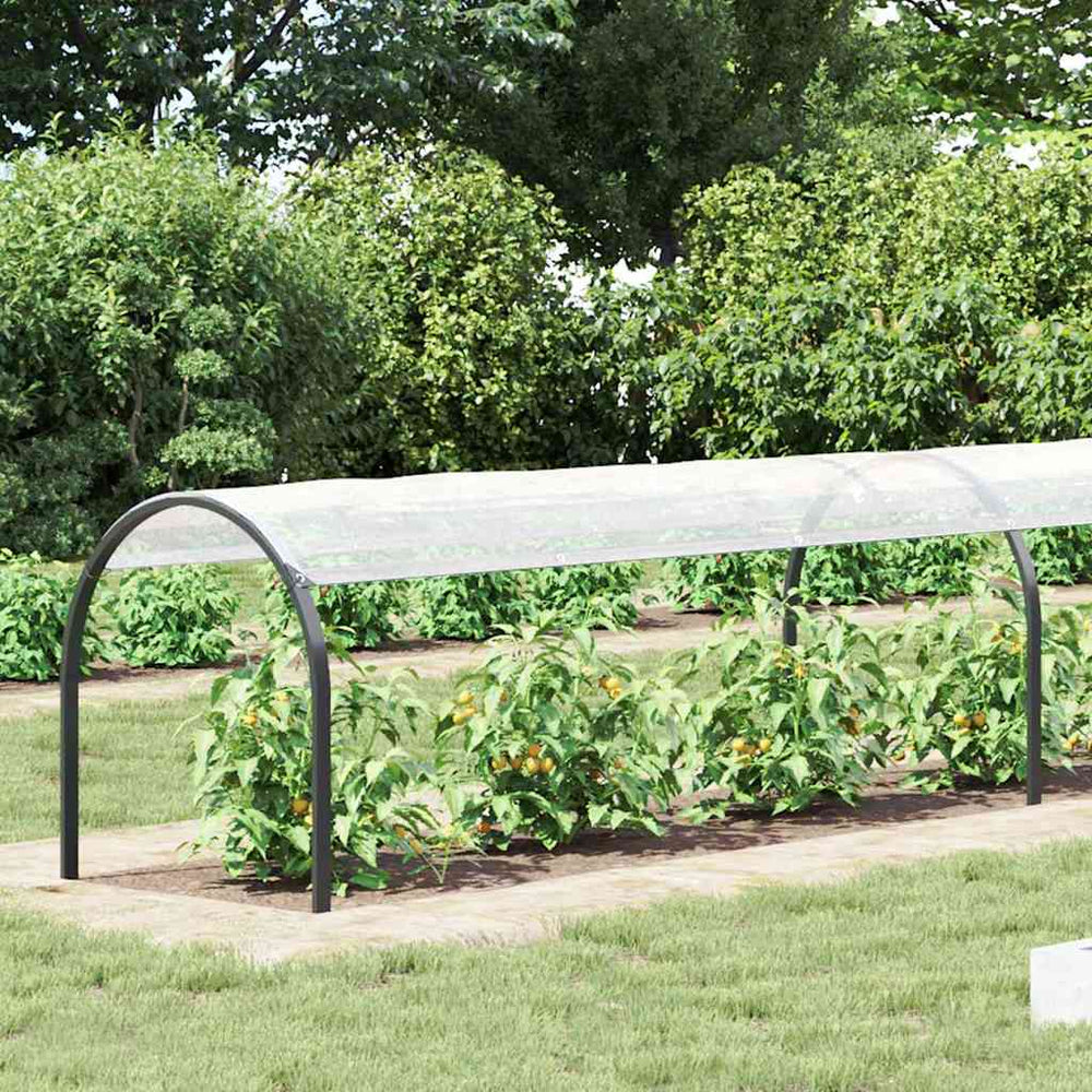 vidaXL Plant Cover with Eyelets 1x6 m Polyethylene