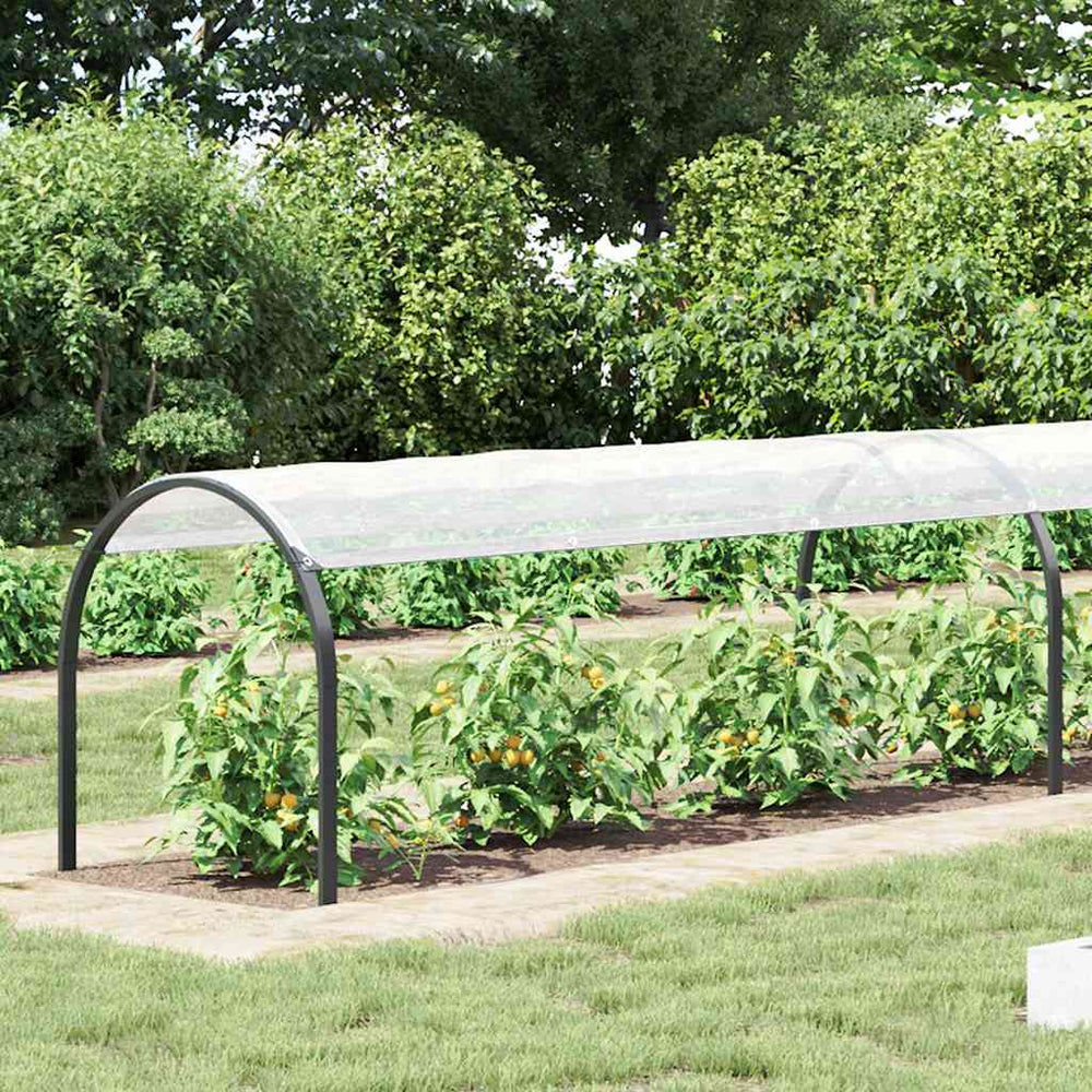 vidaXL Plant Cover with Eyelets 1x10 m Polyethylene