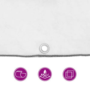 vidaXL Plant Cover with Eyelets 2x6 m Polyethylene