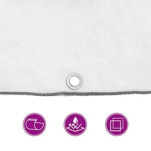 vidaXL Plant Cover with Eyelets 2x8 m Polyethylene