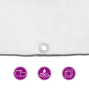 vidaXL Plant Cover with Eyelets 2x10 m Polyethylene