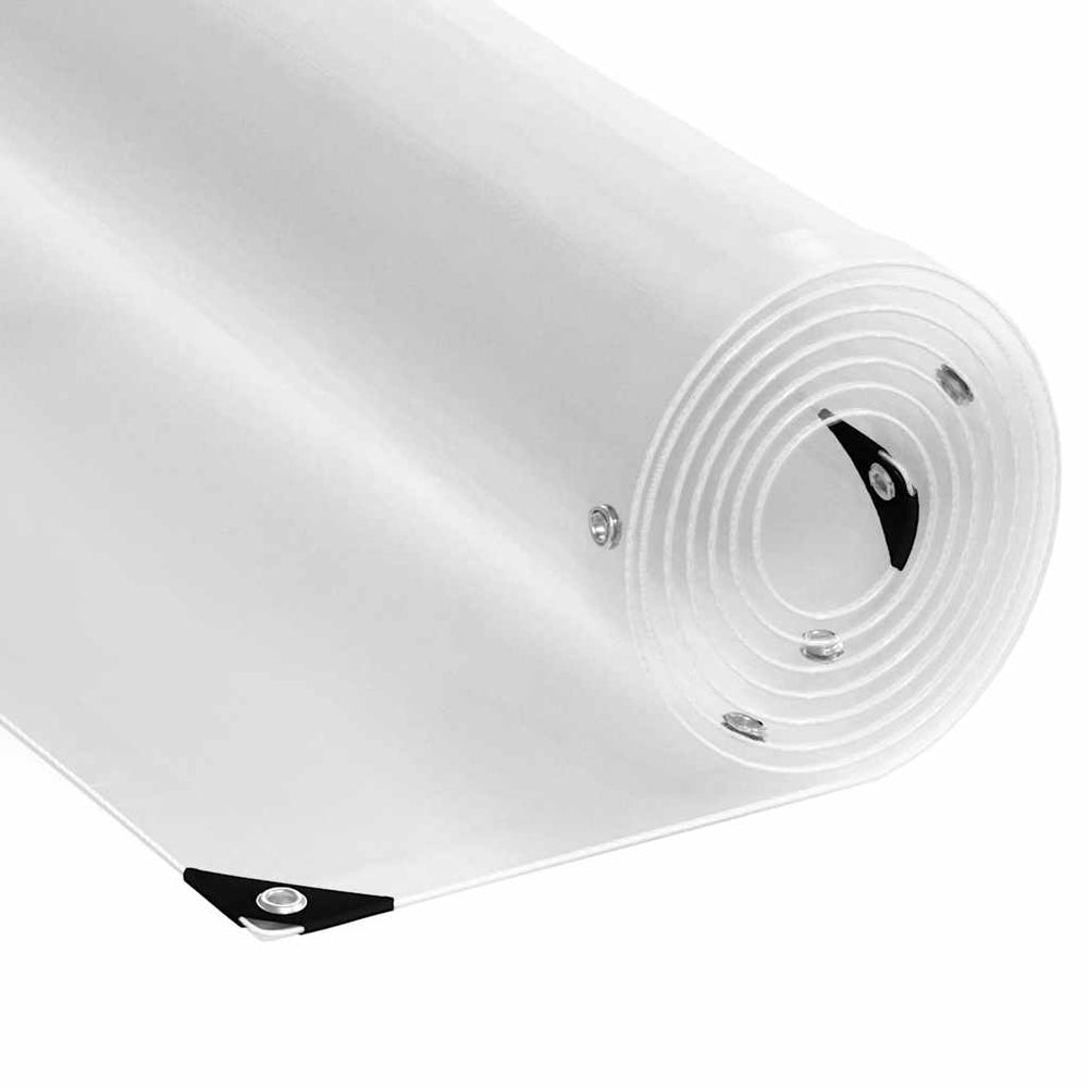 vidaXL Plant Cover with Eyelets 1x8 m PVC