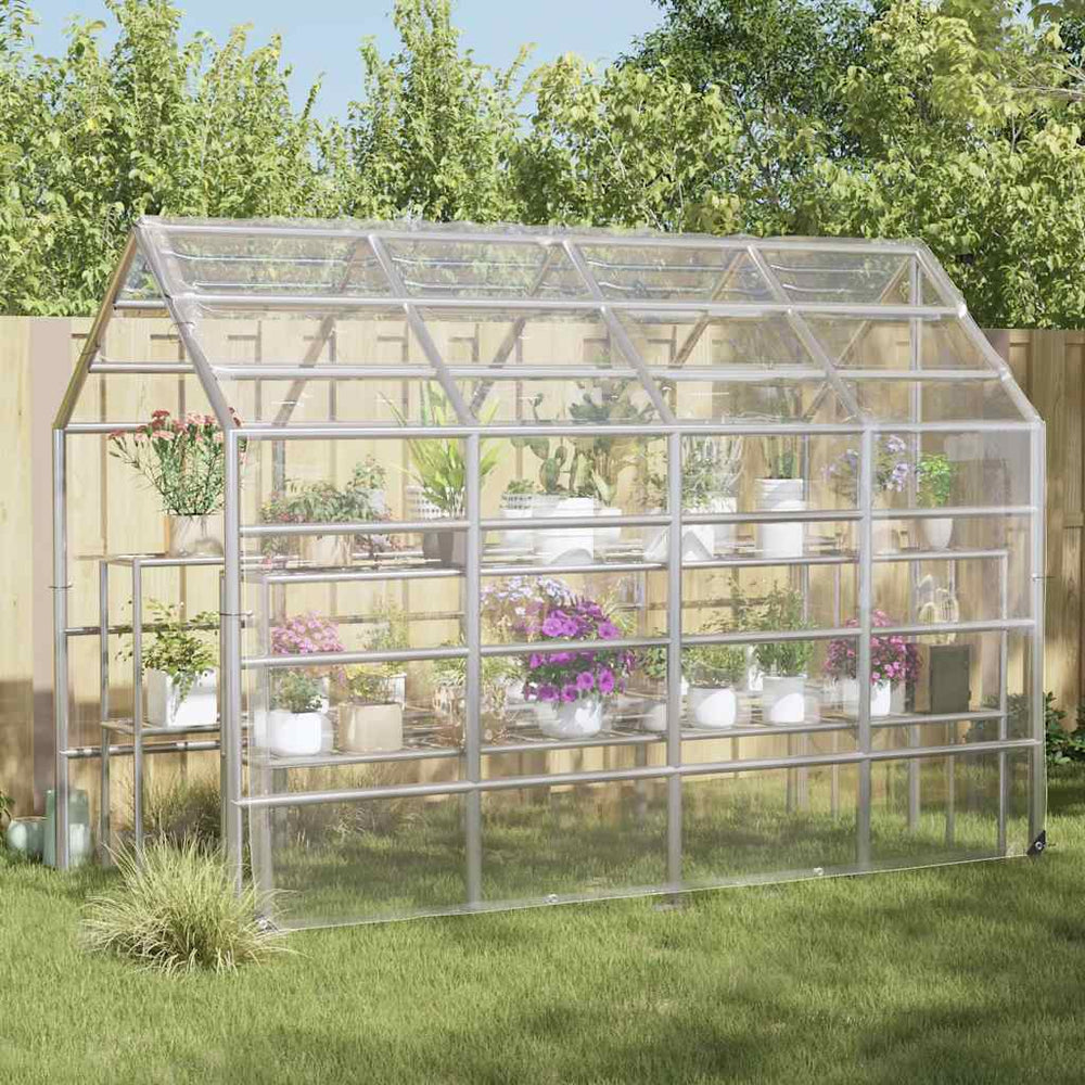 vidaXL Plant Cover with Eyelets 3x6 m PVC