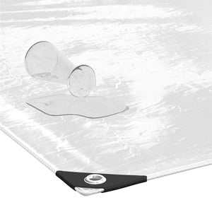 vidaXL Plant Cover with Eyelets 3x6 m PVC