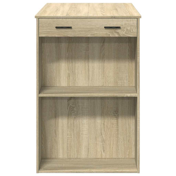 vidaXL Bar Table Sonoma Oak 102x70x103.5 cm Engineered Wood