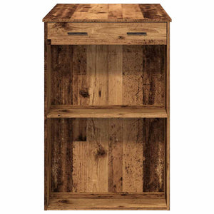 vidaXL Bar Table Reclaimed Wood Look 102x70x103.5 cm Engineered Wood