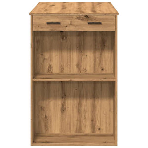 vidaXL Bar Table Artisan Oak 102x70x103.5 cm Engineered Wood
