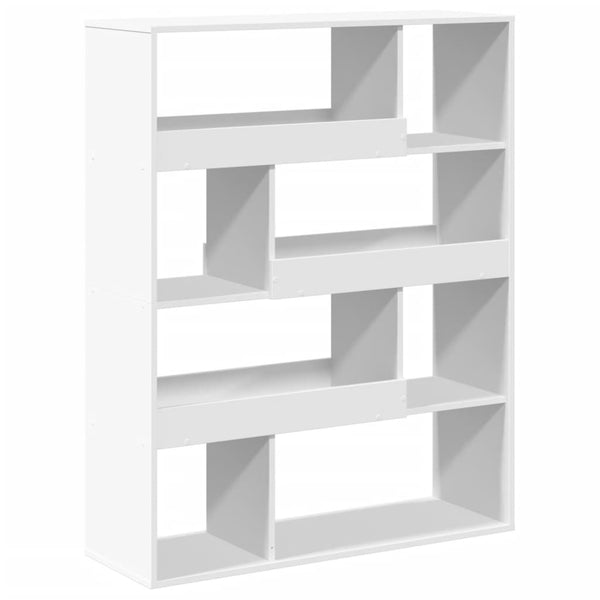 vidaXL Bookshelf White 100x33x125.5 cm Engineered Wood