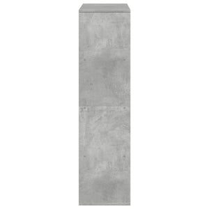 vidaXL Bookshelf Concrete Gray 100x33x125.5 cm Engineered Wood