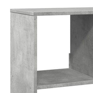 vidaXL Bookshelf Concrete Gray 100x33x125.5 cm Engineered Wood