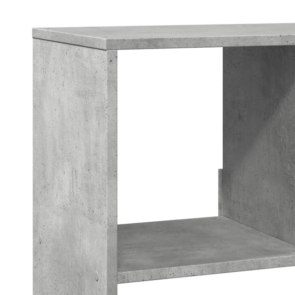 vidaXL Bookshelf Concrete Gray 100x33x125.5 cm Engineered Wood
